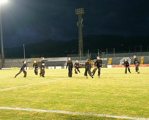 L'esibizione dell'ASD CSI Cava Sports