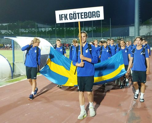 Gli svedesi del Göteborg aprono la passerella delle squadre partecipanti