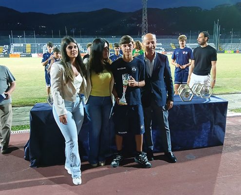 Christian Avagliano della Cavese premiato come "giovane promessa"