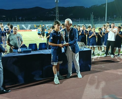 Miglior marcatore nei Mini Giovanissimi Christian Martinello della Virtus Junior Stabia